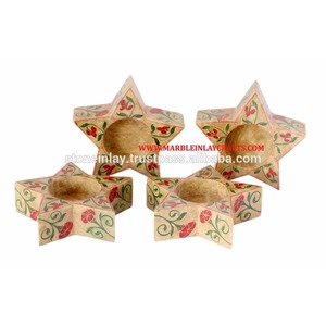 Portavelas con forma de estrella para velas de té - Product Image 1
