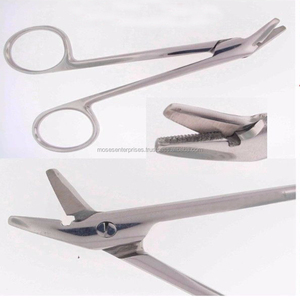 Tijeras de corte de alambre de acero inoxidable sólido Manual de gran oferta, uso de laboratorio médico quirúrgico Dental, cizalla reutilizable - Product Image 2