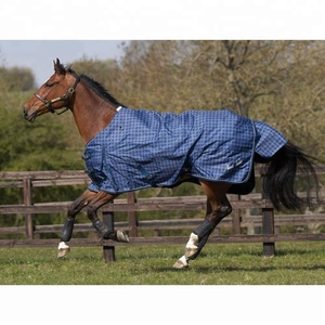 Couverture de cheval de luxe 1680D Ripstop - Couverture d'hiver imperméable et résistante avec quincaillerie en acier inoxydable - Product Image 5