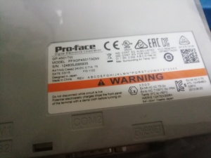 Proface HMI PFXGP4501TADW dokunmatik Panel 10.4 inç 10.4 "GP4000 serisi Pro-face HMI (insan makine arabirimi) operatör arayüzü - Product Image 2