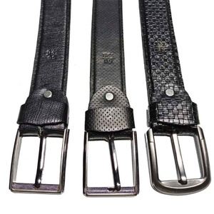 Cinturón de cuero de primera calidad para hombre, elegante, informal, de negocios, estilo de lujo, acero para hebilla, acabado suave, correa duradera para oficina, diario, Ou - Product Image 5