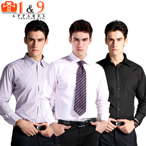 Chemise officielle en coton pour hommes, nouveau produit de qualité supérieure, 2018 - Product Image 2