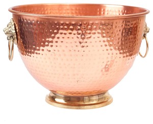 Atacado Artesanato De Latão Bandejas De Cobre Tigelas De Cozinha <span class=keywords><strong>Ware</strong></span> Produtos para Restaurante Do Hotel Servindo Uso - Product Image 3