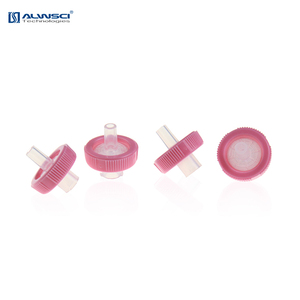 ALWSCI, Luer Kunci Jarum Suntik <span class=keywords><strong>Filter</strong></span> PTFE Hidrofobik 13Mm <span class=keywords><strong>0.22um</strong></span> untuk Penggunaan Laboratorium