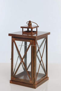 Andle Hmayor anterantern Brown ololor hecho a mano ednd OME me OME ecoration Use - Product Image 2