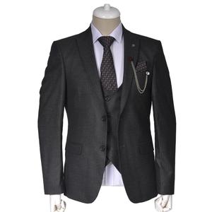 Calidad turca, venta al por mayor, precio de fábrica barato, traje de hombre, boda y novio, traje de negocios de lujo para hombre, nueva moda - Product Image 1