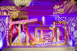 Telón de fondo para escenario de boda, marco de foto de último diseño para boda, decoración de fondo para boda - Product Image 3