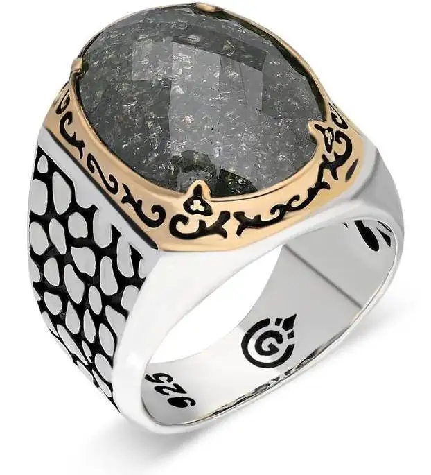 Großhandel Sterling Silber 925 Herren ringe mit osmanischem Design
