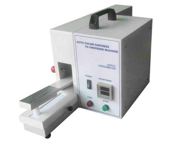 ISO 105 ASTM D2054 Electronic AATCC Crockmeter Automatic Rubbing Colour Fastness Tester Color Fastness Crocking Machine