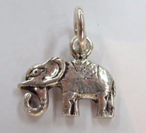 Conception Unique Plaine Éléphant Fait Main Pendentif 925 En Argent Sterling Bijoux Prix de Gros - Product Image 1