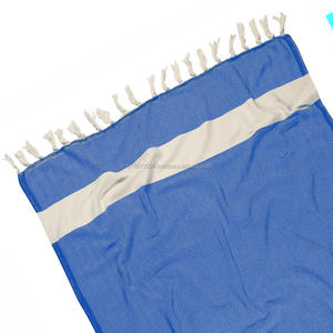 Herringbone Classic Pestemal <b>Turkish</b> <b>Towels</b>, Hamam <b>Towels</b> Wholesale - Blanket - Blue2 Classic Collection Turkiye - Product Image 3