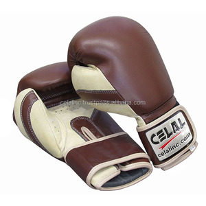 Guantes de Boxeo al por Mayor de Calidad Superior, Guantes de Entrenamiento de Cuero Vacuno Genuino, Hechos a Medida con Inyección de Alta Densidad - Product Image 1