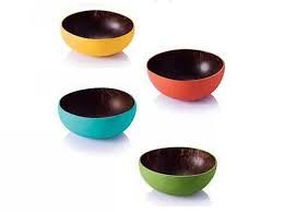 Bol en coque de noix de coco écologique et coloré - Vente chaude - Product Image 3