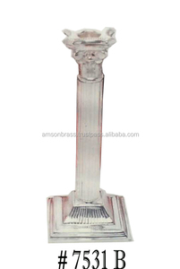 Portavelas de Metal de alta calidad para decoración de mesa de boda, portavelas de pilar de latón de Metal hecho a mano/portavelas de latón - Product Image 2