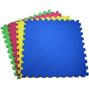 Tapis d'éveil éducatif pour enfants, en mousse EVA souple écologique de haute qualité, 60x60cm, motif croisé, lavable à l'eau, unisexe - Product Image 1