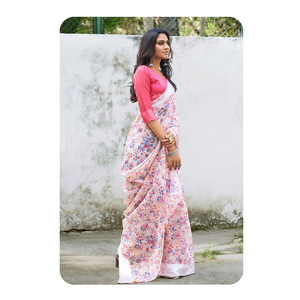 Saree de seda de algodón, accesorio de calidad Premium para ocasión especial, compra al por mayor - Product Image 1