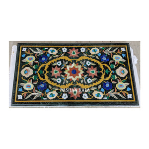 Mesa de comedor de pientra Dura, India - Product Image 1