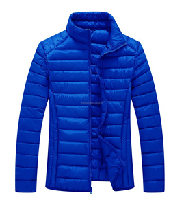 Veste d'hiver légère à col montant pour hommes, avec fermeture éclair, - Product Image 3