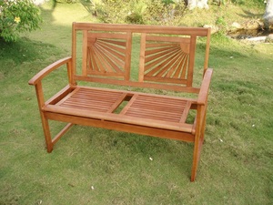 Durable Acacia Wood <b>Storage</b> <b>Bench</b> <b>with</b> Drawer for Living Room Decorative <b>Outdoor</b> Furniture Price for Park Villa Application - Product Image 2