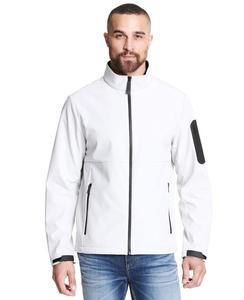 High Quality Men's Long Green Bomber Jacket Waterproof Softshell with Leather Texture for Winter <b>Shower</b> Resistant-Wholesale - Product Image 4