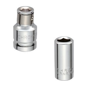 Alta Qualidade Cr-V Material Taiwan Feito Adaptador Bit Universal para Ratchet Soquete Set 1/4 3/8 1/2 Ferramentas Manuais Rápidas - Product Image 1