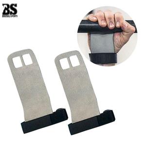 Empuñadura ajustable para levantamiento de pesas, agarre de mano para Fitness y culturismo, logotipo personalizado, Color gris, precio bajo, venta al por mayor - Product Image 3