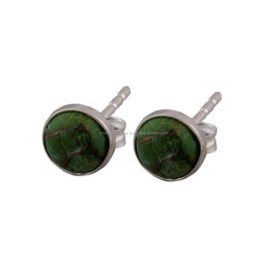 Wholesale Shree Jaipur Silver 925 Sterling Silver Purple Jade Water Drop Luxury Drop <b>Earrings</b> - Product Image 1