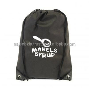Custom Logo Printed Polyester Gym <b>Bags</b> Waterproof Drawstring Training Gymsack <b>Shoe</b> Storage Solution - Product Image 3