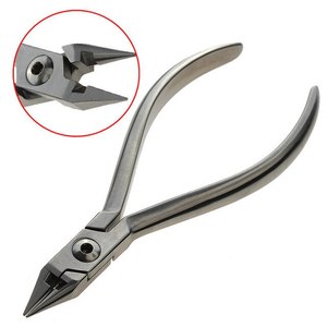 Pince à fil orthodontique dentaire à bec d'oiseau avec coupe-fil, pince à fil conique longue pour le façonnage, instruments dentaires CE - Product Image 2