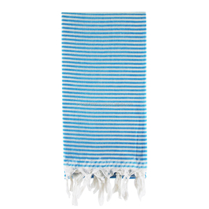 Royal Fouta Pestemal Turkish <b>Towels</b>, Hamam <b>Towels</b> Wholesale From Turkey Factory - <b>Blue</b> Travel <b>Towel</b> Sand-free Sand Resistant - Product Image 3