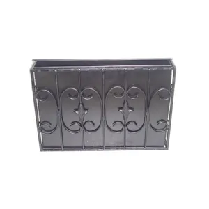 Mini boîte aux lettres murale décorative en acier pour jardin extérieur moderne avec verrouillage sécurisé pour lettres et journaux Matériau métallique - Product Image 1