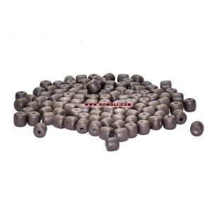 Matt Finish สีน้ำตาลรูปไข่ทุกประเภท Custom ลูกปัดสำหรับเครื่องประดับทำ - Product Image 1