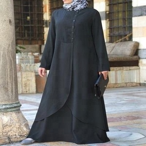 Abaya อิสลามแบบดั้งเดิมอุปกรณ์เสื้อผ้ามุสลิมดีไซน์ล่าสุด - Product Image 3