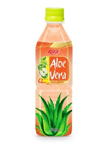 Botella de PET de 500ml de alta calidad, bebida de Aloe Vera Natural de Vietnam, puré suave con sabor dulce, agua procesada, jugo de frutas y verduras - Product Image 3