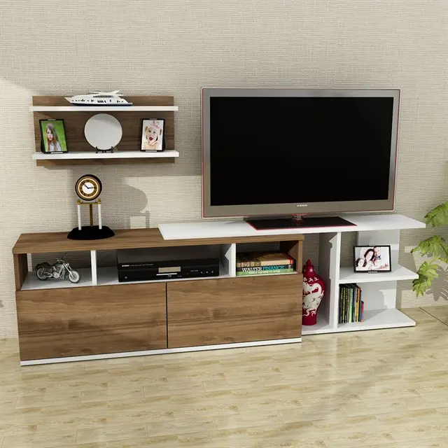 Beste Pukka Wood White Walnut Tv Unit