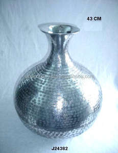 รูปแบบการตอกในรูปแบบน้ำตาลแจกันโลหะในงานฝีมือโลหะในแผ่นอลูมิเนียมตกแต่งบ้านตารางผลิตภัณฑ์ด้านบน - Product Image 2