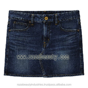กระโปรงผ้ายีนส์ขนาดใหญ่พิเศษสำหรับผู้หญิงกระโปรงลำลองมีกระดุมปักลายฤดูร้อน - Product Image 6