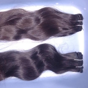Tejido de cabello humano 2028. Mejor Venta de tejido de cabello virgen crudo de la India - Product Image 2