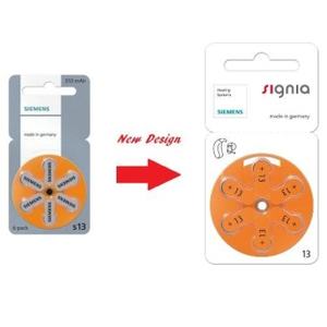 Pile bouton A13 1.4 pour appareil auditif Signia, sans mercure, pile bouton au zinc-air pour appareils auditifs numériques - Product Image 6