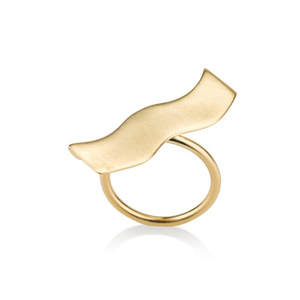 Hermoso diseño de las mujeres al por mayor de la fábrica de último diseño oro formado anillos - Product Image 1