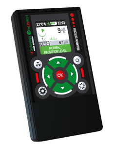 Personal radioactivity detector meter