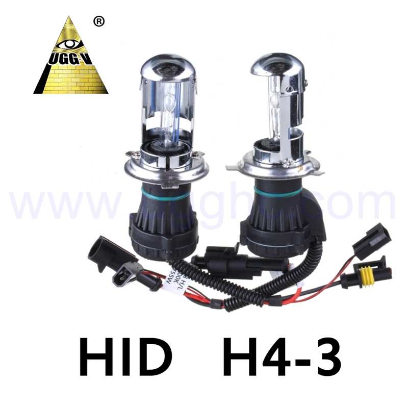 Çin tedarikçisi araba HID Xenon işık H4 BI-XENON 24V55W 12V35W 6000K 8000K araba Hid Xenon kiti H4