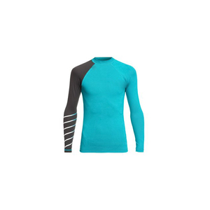 COMPRESSION WEAR PRINTING MMA CUSTOM RASH GUARD MENS <b>LONG</b> <b>SLEEVE</b> POLYESTER SHIRT QUICK DRY <b>BLACK</b> BLUE PINK - Product Image 4