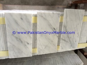 Ziarat Diseño moderno Blanco Carrara Mármol Espiral Escaleras Elevadores Uso interior y exterior Material de piedra natural - Product Image 5