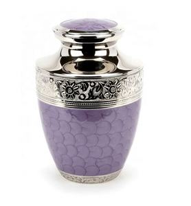 Brass Cremation Urn with Full Carving Best Selling Design <b>for</b> Funerals - Hot Selling Brass <b>Keepsake</b> Adult Urn <b>for</b> Sale - Product Image 1