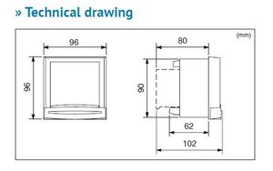 PMD เครื่องวัดพลังงานไฟฟ้าอัจฉริยะสามเฟส UPA41เครื่องวัดพลังงานไฟฟ้า Algodue - Product Image 6