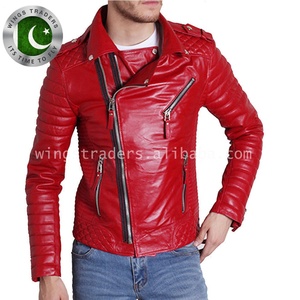 Veste en cuir véritable peau d'agneau, coupe cintrée, Design d'hiver, fabriqué au Pakistan, nouvelle collection - Product Image 4