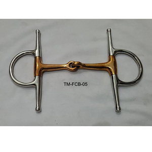 Broca de acero inoxidable para mejillas completas de caballo TM STAR - Product Image 1