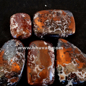 Cabochon de pierres précieuses en cuivre indigène - Product Image 3