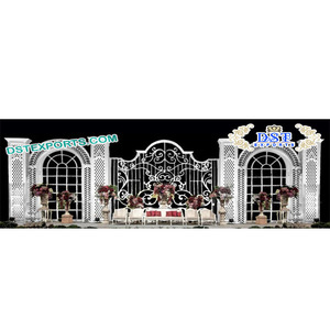 Conjunto de escenario de boda de estilo bollwood, escenario de boda indio de Canadá, fabricante y exportación, escenario de boda moderno - Product Image 1